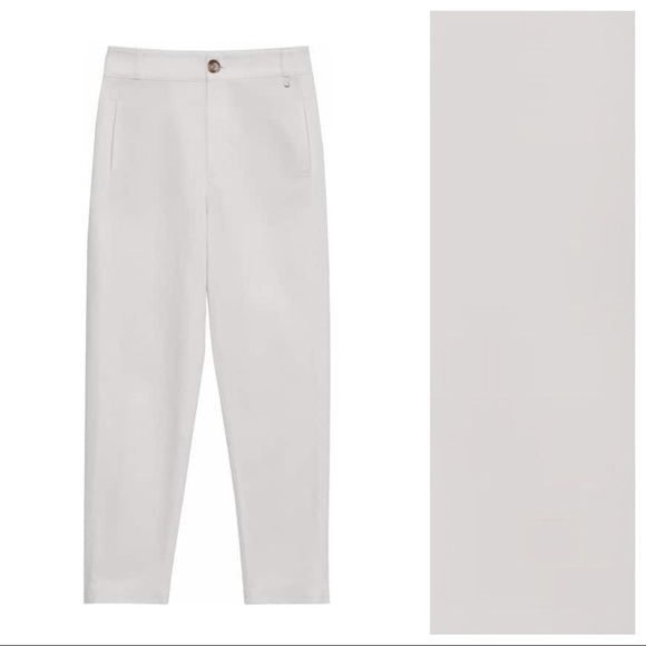 NWT. Massimo Dutti Straight Fit Trousers. Size 8. - Picture 4 of 6